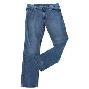 & Denim Slim Coupe‎ Etroite Jeans Tapered Blue Denim Mens 38X32